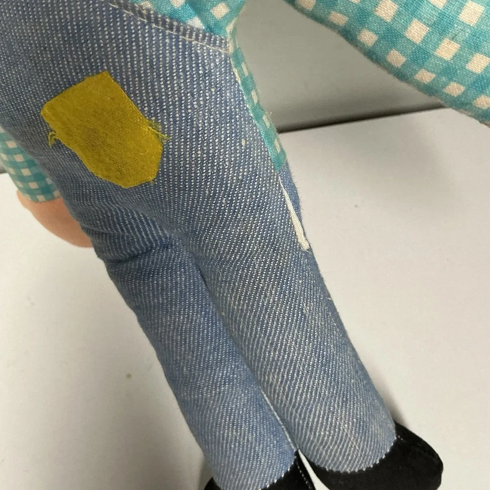 Dolls of Distinction Ragdoll Knickerbocker Brown‎ Hair Gingham Western Prairie